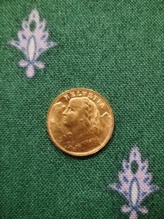 1 PIECE 20 Francs OR Croix Suisse OR 1935