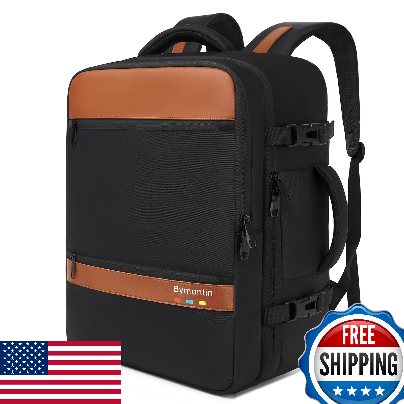 Bymontin Smart Suitcase-style Laptop Backpack, 25L / 35L Pra