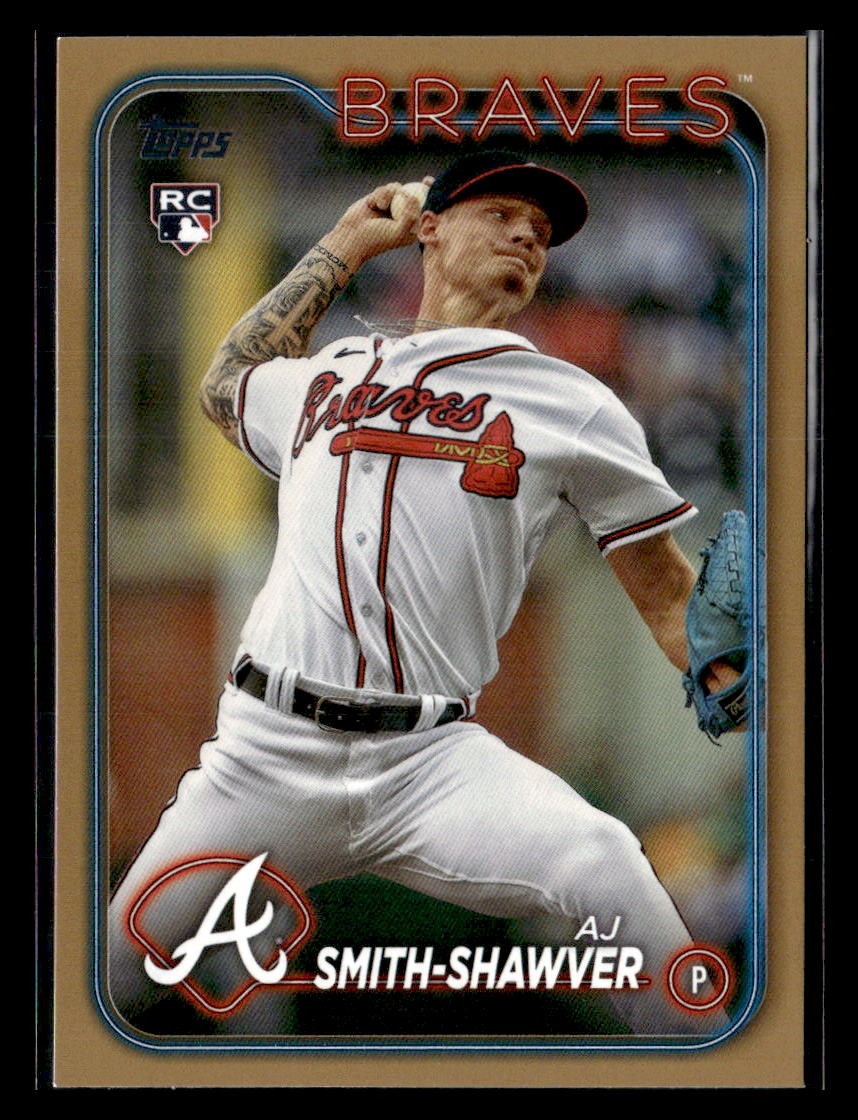 2024 Topps #117 AJ Smith-Shawver Gold #/2024