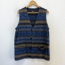 WESTRIDE CHIMAYO VEST Native American Print Size L heritage Southwestern Japan