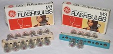 Vintage GE General Electric Flash Bulbs M3 Lot Of 17 W/ Box
