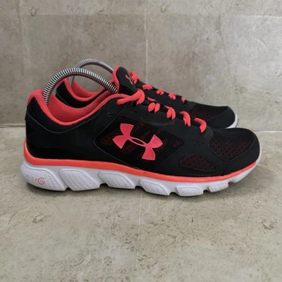 Under Armour Mujer 9 Tenis Micro G Assert V Negro Neón Naranja Bajo Atlético - Imagen 1 de 4