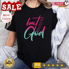 But God Christian Unisex T-Shirt, Religious Faith Tee, Inspirational Bible Ve...