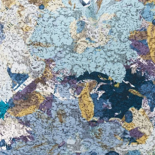 Howard Elliott Stanton Turquoise 20" Square Throw Pillow - Picture 4 of 7