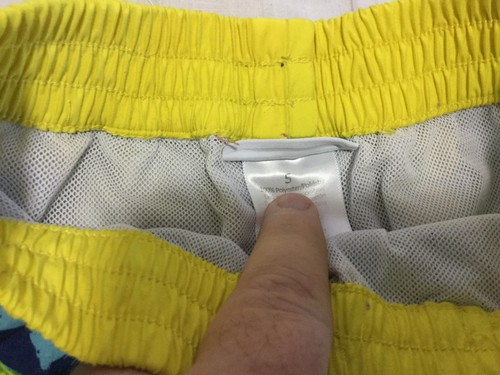 BOY'S CABANA BEACH SWIM TRUNKS SHORTS ( SIZE 5 ) SWIMWEAR BLUE YELLOW - Picture 12 of 12