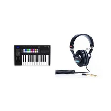 Novation Launchkey 25 [MK3] MIDI Keyboard Controller + Sony MDR7506 Professio...