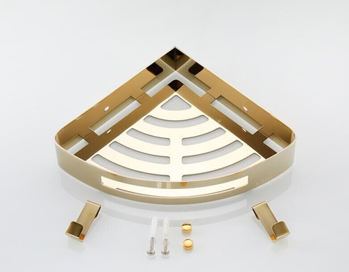 Bathroom Gold 6PCS Bath Accessory Sets Towel Rail/Paper Holder/Toilet brush - Picture 10 of 10