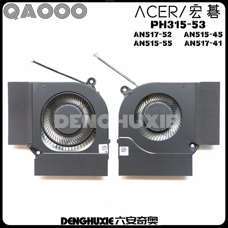 ACER Nitro 5 AN517-52 AN515-55 PH315-53 AN517-41 AN515-57 CPU COOLING FAN - Picture 1 of 7