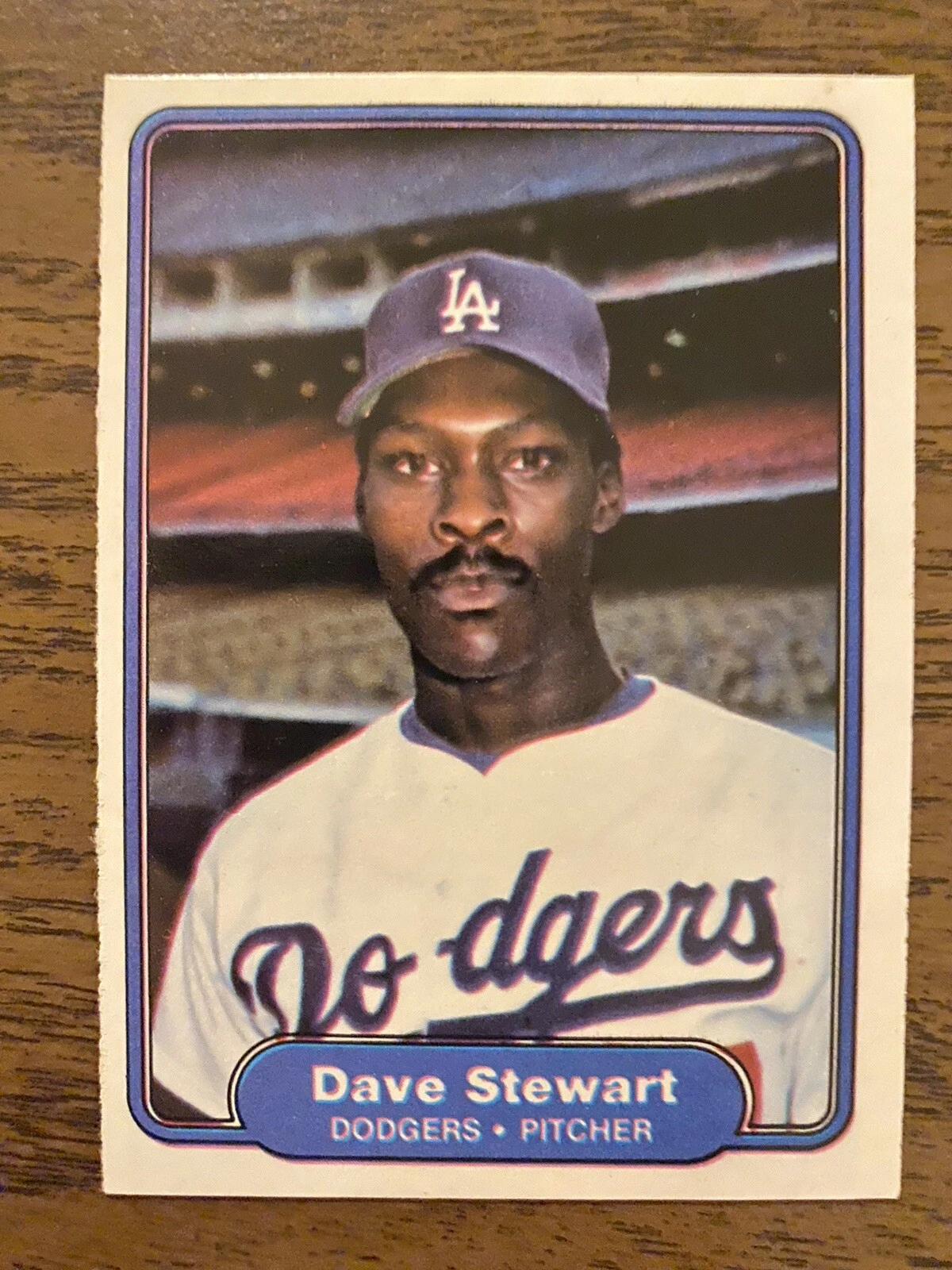 Dave Stewart trading card