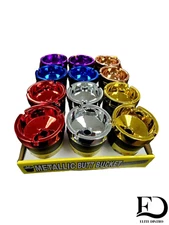 X 2 pc metal Butt Bucket - Ashtray - Car Cup Ash Holder [colors available] - 2p