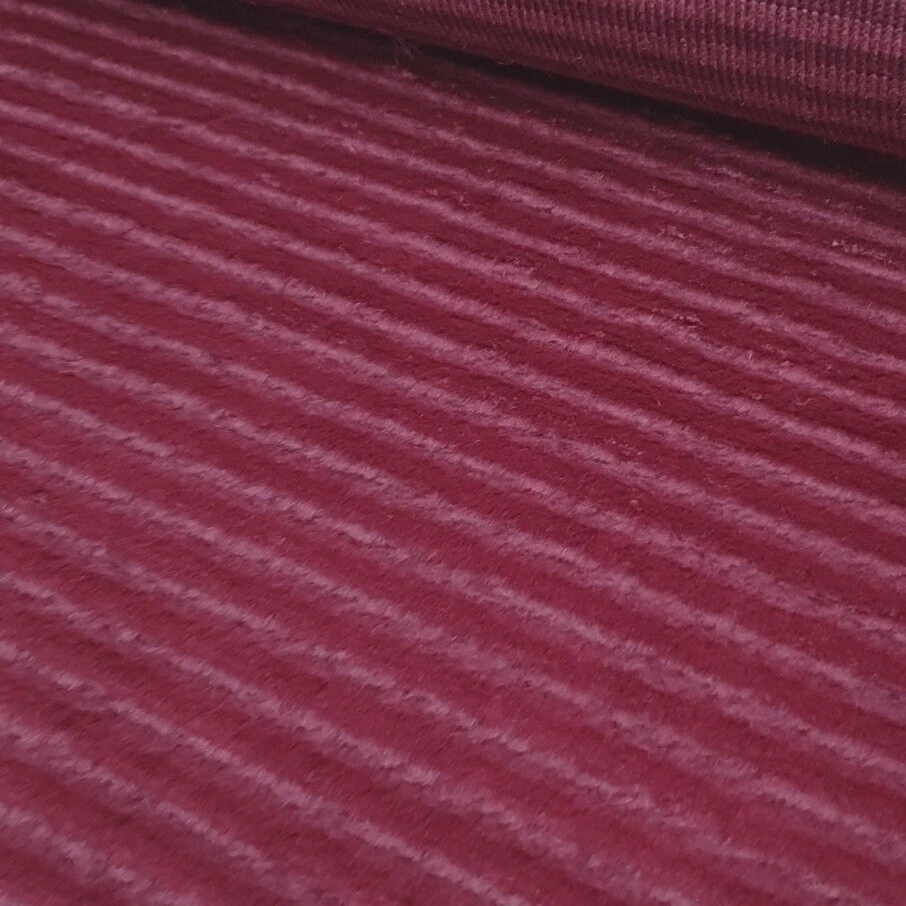 Fell Stoff Pelz Fur Weinrot Plüsch Mantel Jacke Kurzhaar Fellstoff Webpelz 50cm - Bild 4 von 4