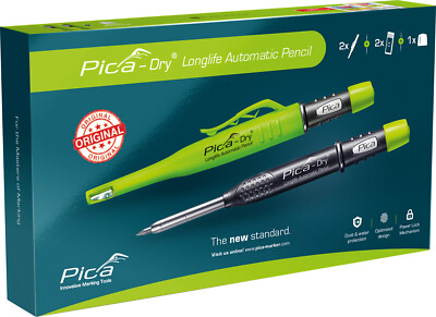 Pica Dry Vorteils Set: 2x Tieflochmarker  +1x 8 Spezialminen+ 1x 10 Graphitminen