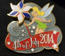 Disney Pin TINKER BELL PATRIOTIC SPINNER Artist Proof LE Only 25 made AP 00076