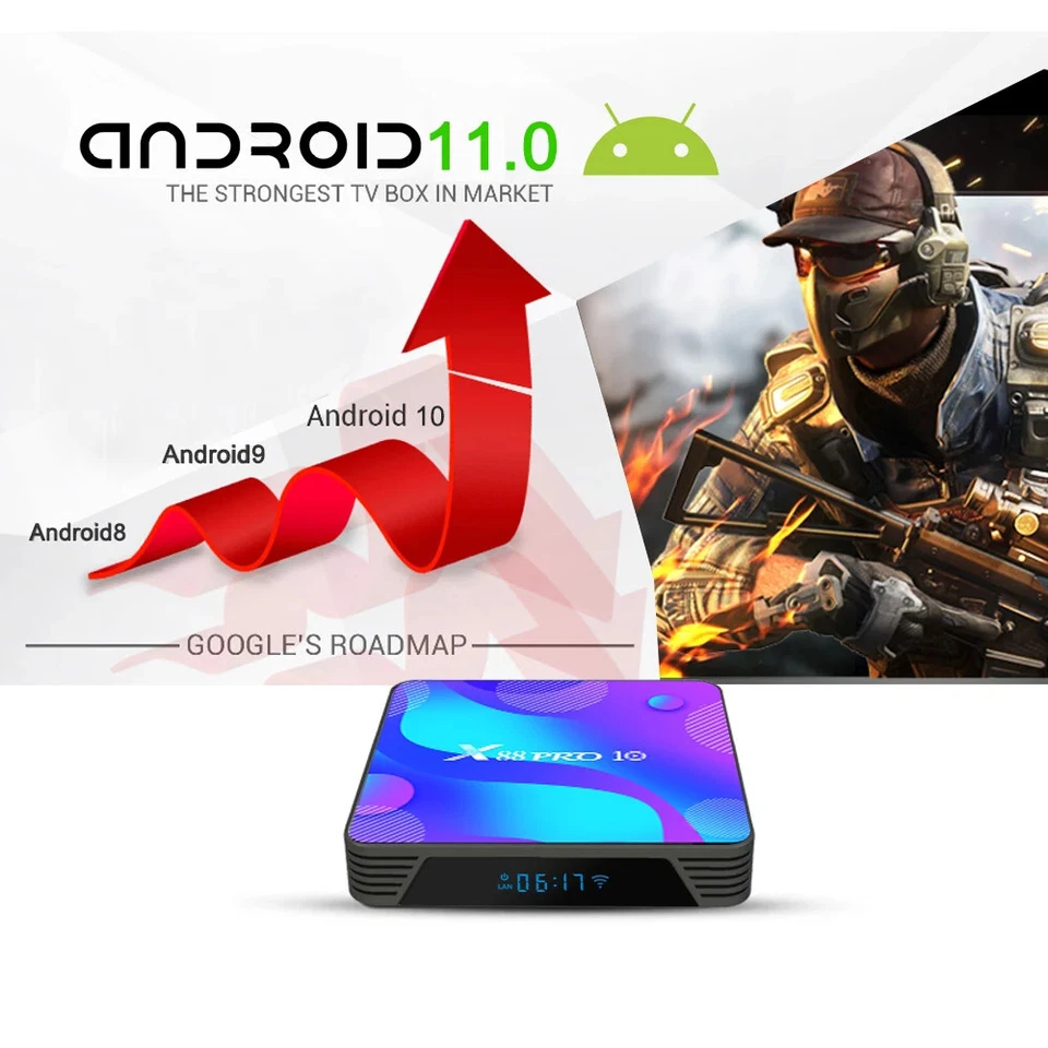 Android Tv Box 4K HDR - Boîtier Android Ultra HD - Smart tv - Streaming HDMI USB - Photo 3/4
