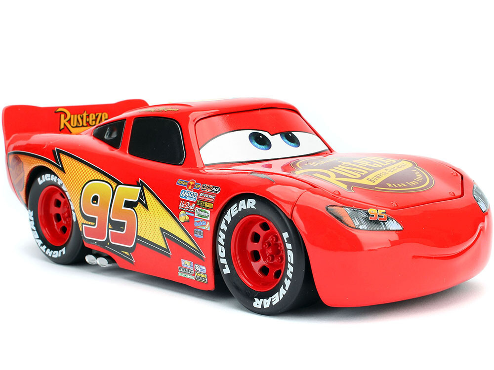 LIGHTNING MCQUEEN #95 W/EXTRA WHEELS 