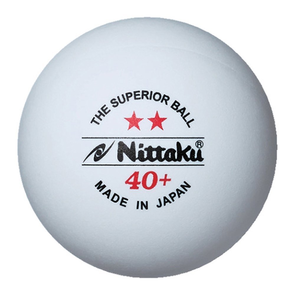 Nittaku 3pieces 2-Star 40+ NB-1320 Table Tennis Balls Plastic Ball