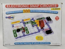Elenco Snap Circuits SC-300 Electronics Kit Build 300 Exciting Projects Complete