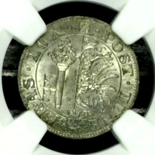 Switzerland  5 Centimes 1840  NGC MS 63 UNC Silver Genewa Mint