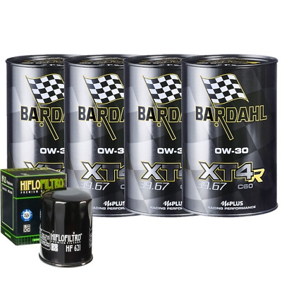 Inspektionskit Öl Bardahl XT4R 0W30 + Filter für Arctic Cat 700i MudPro 2012