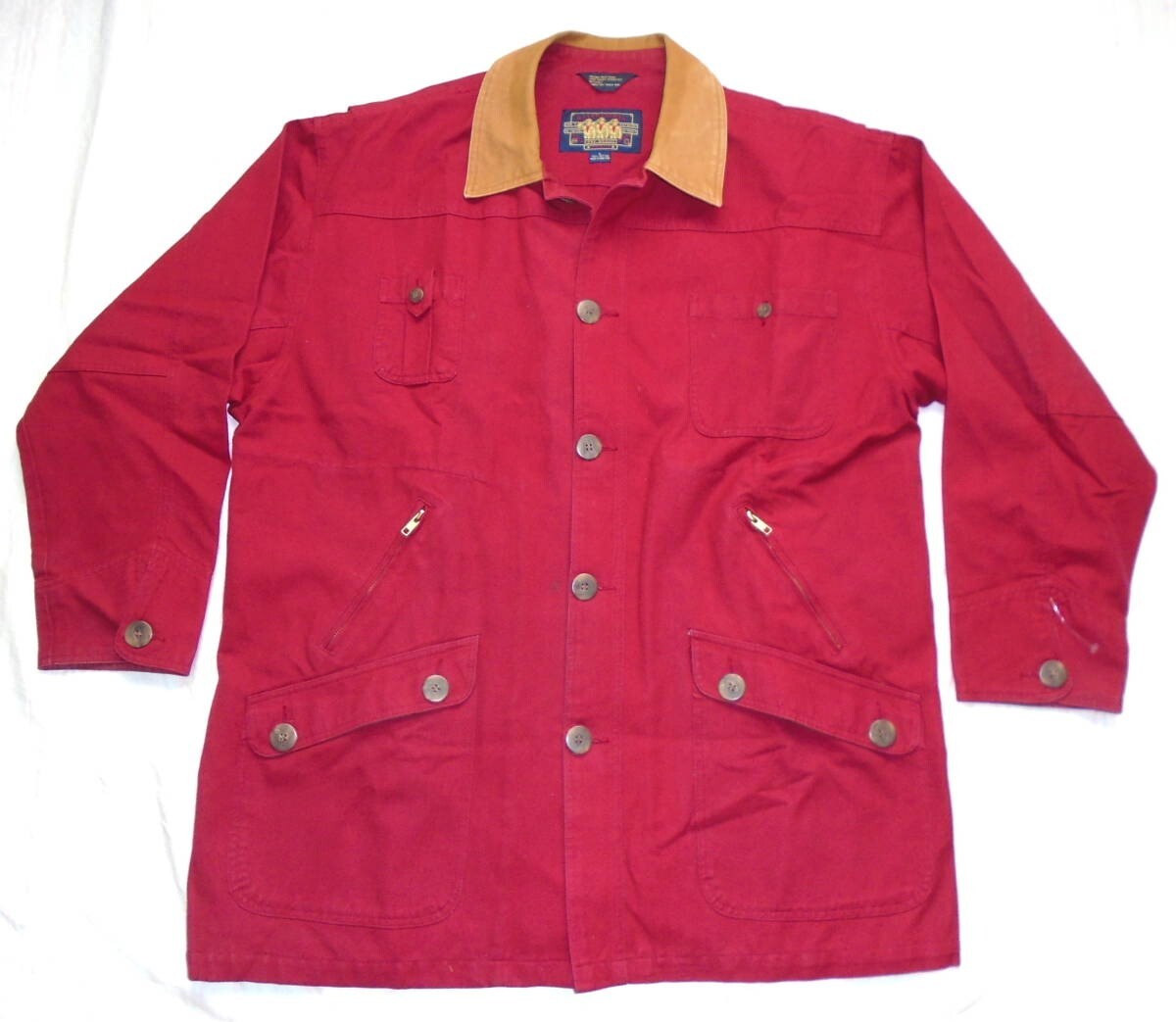 Vintage 80s Ralph Lauren Chaps Mens Large Class A Red Hunting