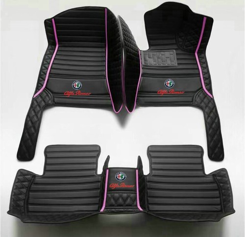 For Alfa Romeo Giulia, Stelvio, Tonale Luxury Car Floor Mats 2017-2025 - Picture 15 of 20
