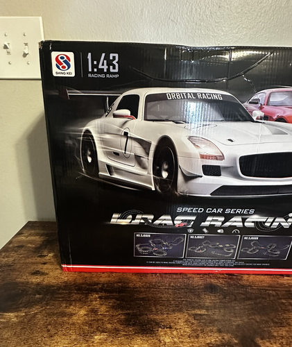 Brand New Shing Kei 1:43 Racing Ramp Speedc Car Series Drage Racing Race Track - Picture 2 of 9