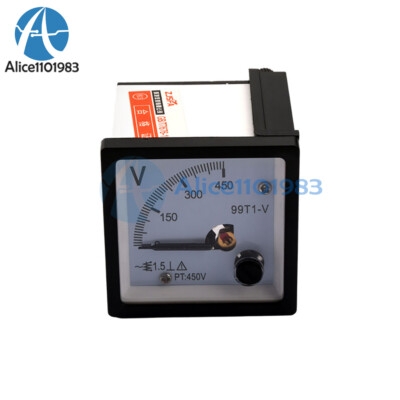 Pointer Voltage Meter AC/DC Voltmeter DC0-450V / AC0-450V Voltage Measuring Tool