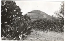 RPPC Postcard Piramide el Sol Teotihuacan Mexico 