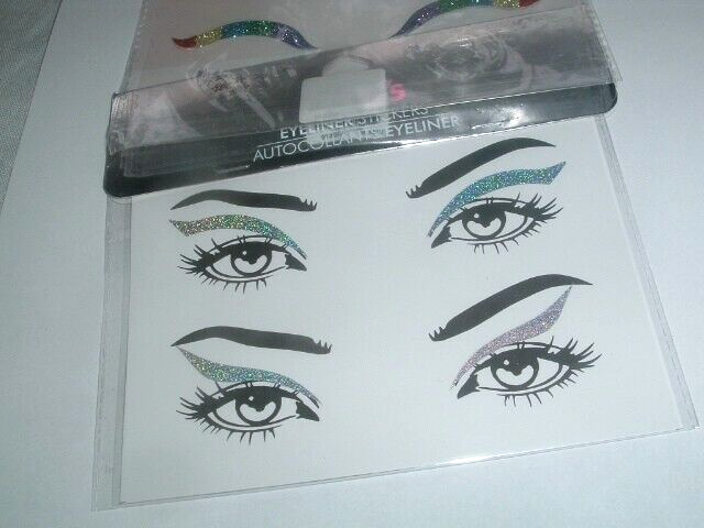 2 Claires Skin Gems Eyeliner Stickers Fun for Teens Face Tattoos New w Tags
