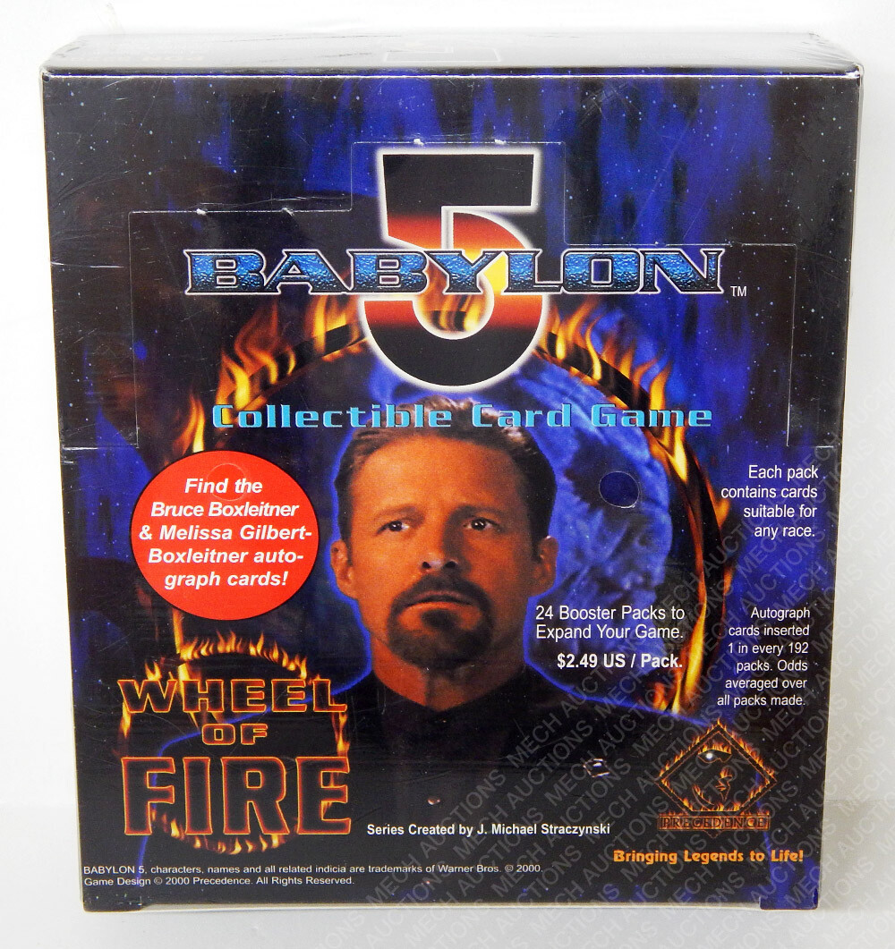Babylon 5 CCG Wheel of Fire Edition Booster Box 24 Packs 9 Cards Each  Sealed New | eBay