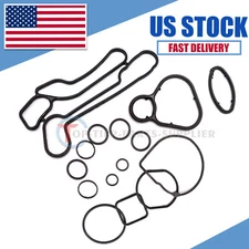Engine Oil Cooler Gasket Seal Full Suit For Chevrolet Cruze Aveo Sonic 1.6L 1.8L