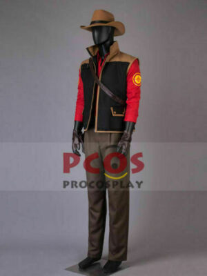 New! Team Fortress 2 Sniper Red Cosplay Costume