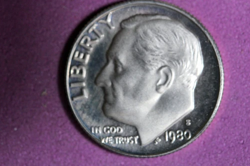 ESTATE FIND 1980 - S PROOF  ROOSEVELT DIME!!  #N04932