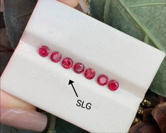 30 Pcs wholesale Natural Red Ruby 5x5 MM Round Cut Loose Gemstone with Certified - Image 3 of 4