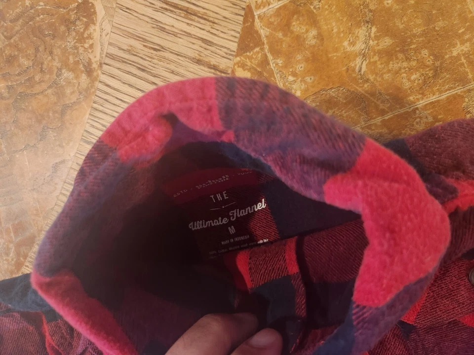 Urban Pipeline Shirt Youth Boys Ultimate Flannel  Long Sleeve Plaid Medium #S4 - Image 2 of 3