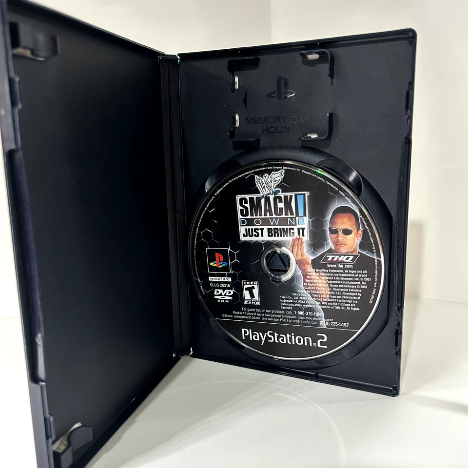 WWF SmackDown Just Bring It (Sony PlayStation 2, 2002) IN CASE - Image 3 of 3