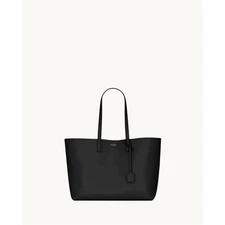 Saint Laurent East West Supple Leather Shopper Bag Black stamp: 131164246