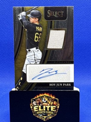 2022 Panini Select #SM-HP Hoy Jun Park Signature Materials #/299