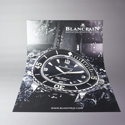 Vintage Blancpain Manufacture De Haute Horlogerie Plakat Poster 70 x 100 cm 1.Z