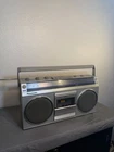 Panasonic RX-4940 Silver Boombox Cassette AM/FM Stereo UNTESTED