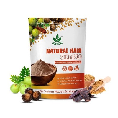 Havintha Natural Hair Shampoo Totally Organic Paraben And Sulphate Free 227g