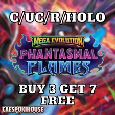 Pokemon Phantasmal Flames C/UC/R/Holos - BUY 3 GET 7 FREE