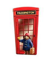 Paddington Bear in Peru Phone Booth Popcorn Bucket Tin Cinemark AMC Regal 🍿