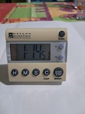 Timer orologio Oregon Scientific doppio timer Timer digitale TR118 Ampio display
