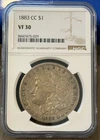 1883-CC Morgan Silver Dollar ~ NGC VF30 ~ Newly Graded ~ Free Shipping ~ NR