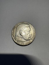 5 Reichsmark 1936 - Paul von Hindenburg - Silberm&uuml;nze - Deutsches Reich