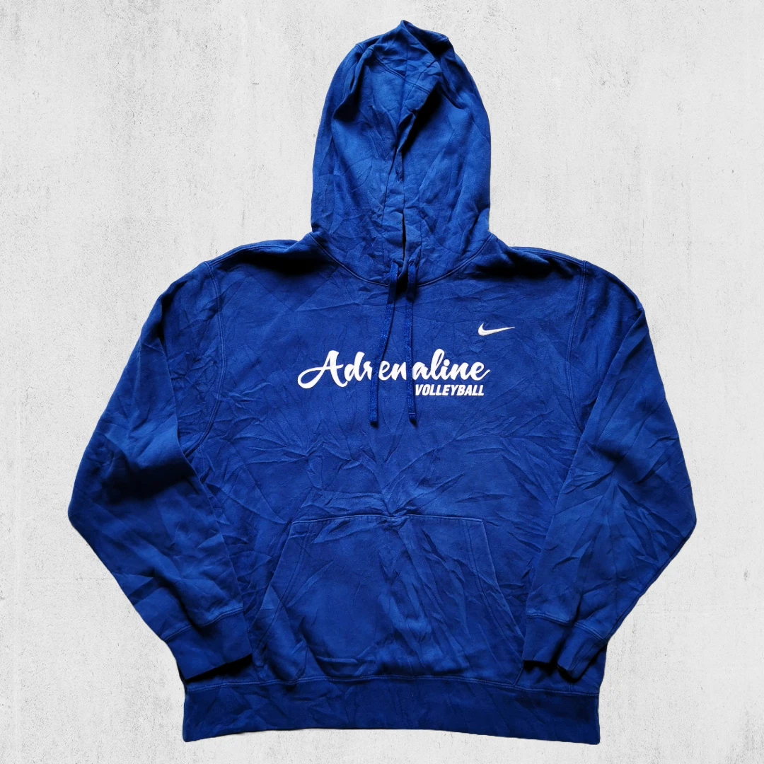 SACAI Nike orig. Felpa con cappuccio vintage anni 2000 'Adrenaline Volleyball Blau taglia XL