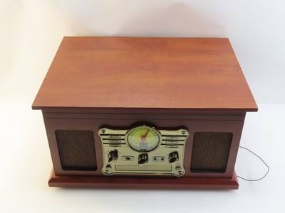 Plattenspieler 10-in-1 Vinyl DIGITNOW! Vintage Holz mit Bluetooth, DAB UKW Radio