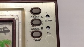 Nintendo PR-21 GAME and WATCH PARACHUTE LSI Used JAPAN Vintage Retro #08145625