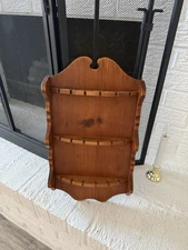 Vintage Wooden Spoon Rack